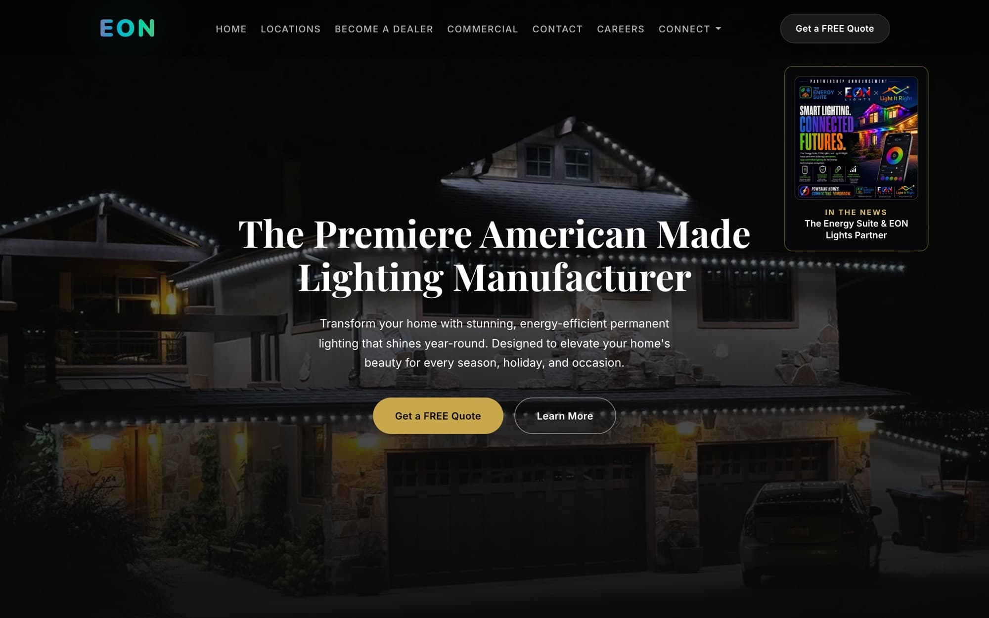 EON Lights website